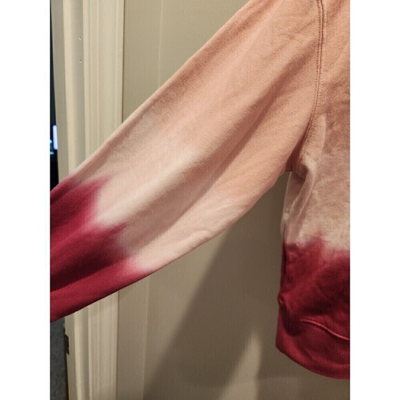 Wildfox Womens Olivia Tie-Dye Hoodie Nwt Sz M Front Hoodie Pocket Crop Relaxed - Picture 3 of 11